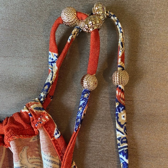 Orange Blouse with Beautiful Detailing - Picture 2 of 2